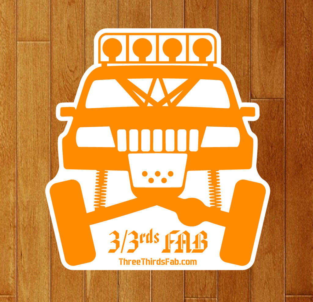 Small Sticker - Three Thirds Fab